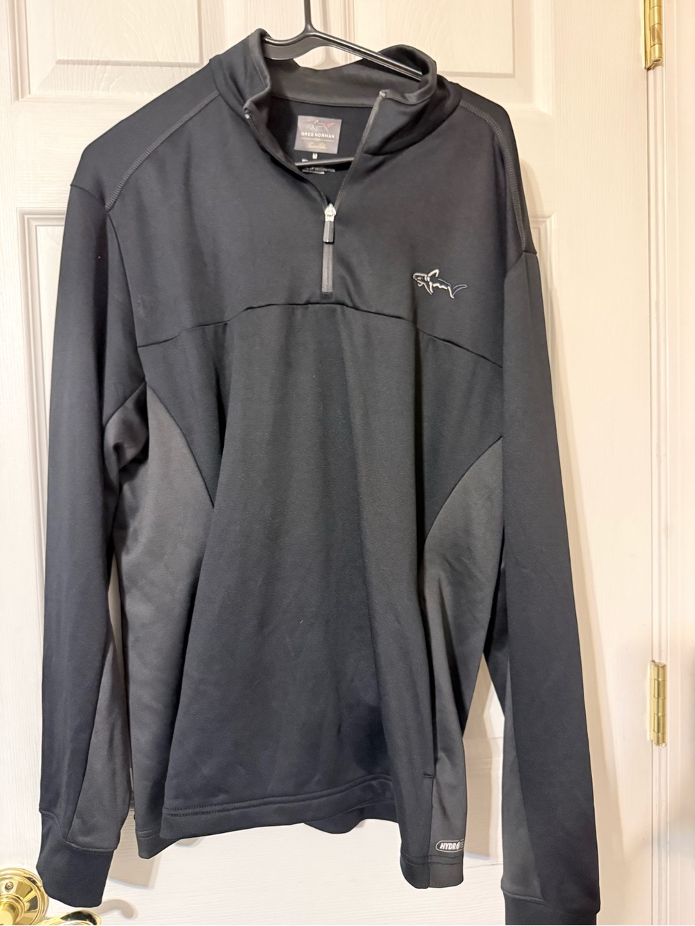 Greg Norman Collection Black Performance Quarter-Zip Jacket